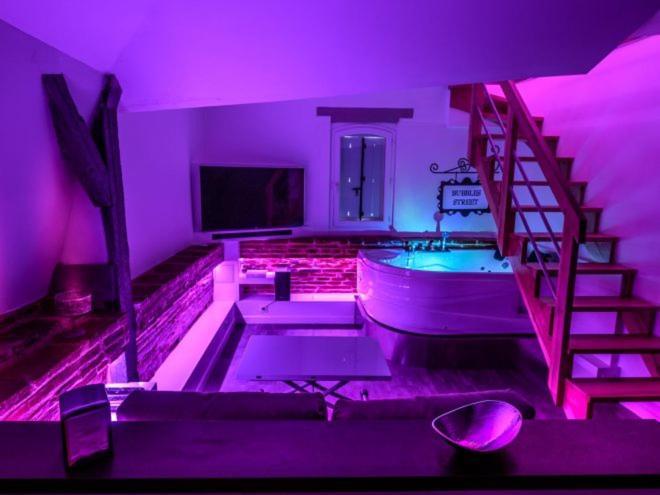 L'Antre Vue - Jacuzzi Au Chateau Belberaud Bagian luar foto